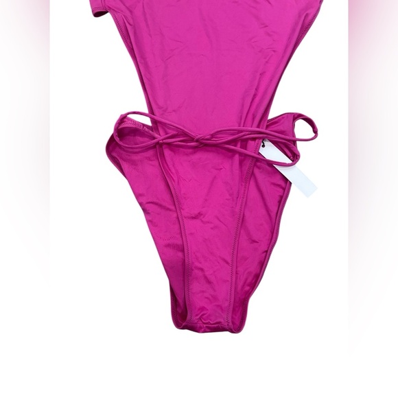 New! MONICA HANSEN Money Maker Spaghetti Strap One-Piece Swimsuit Size Small - Picture 5 of 10